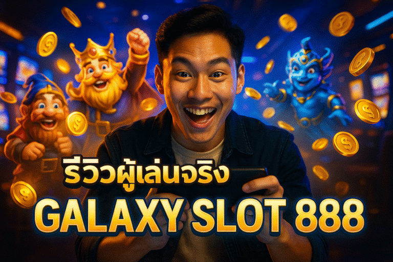 รีวิวผู้เล่นจริง GALAXY SLOT 888