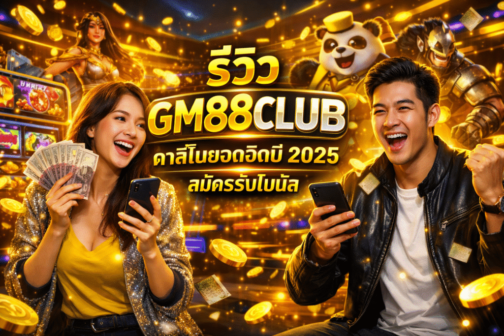 รีวิว GM88CLUB คาสิโนยอดฮิตปี 2025 | สมัครรับโบนัส